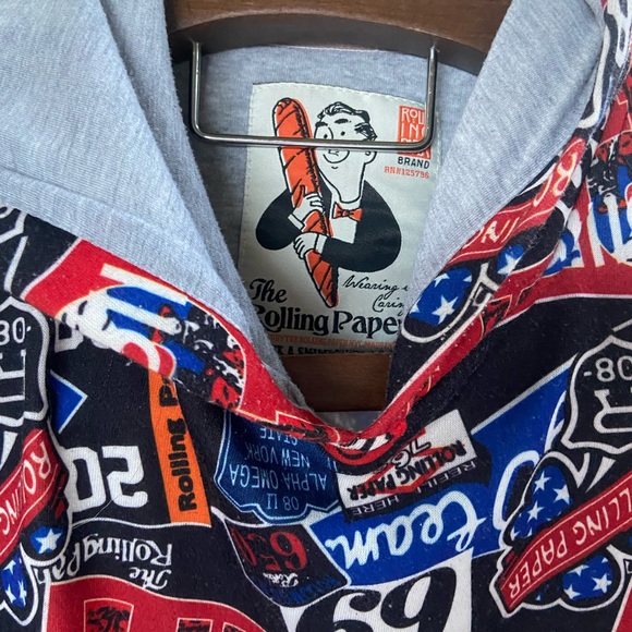 The Rolling Paper Street Sign Graphic Hoodie XL long sleeve - Picture 5 of 7